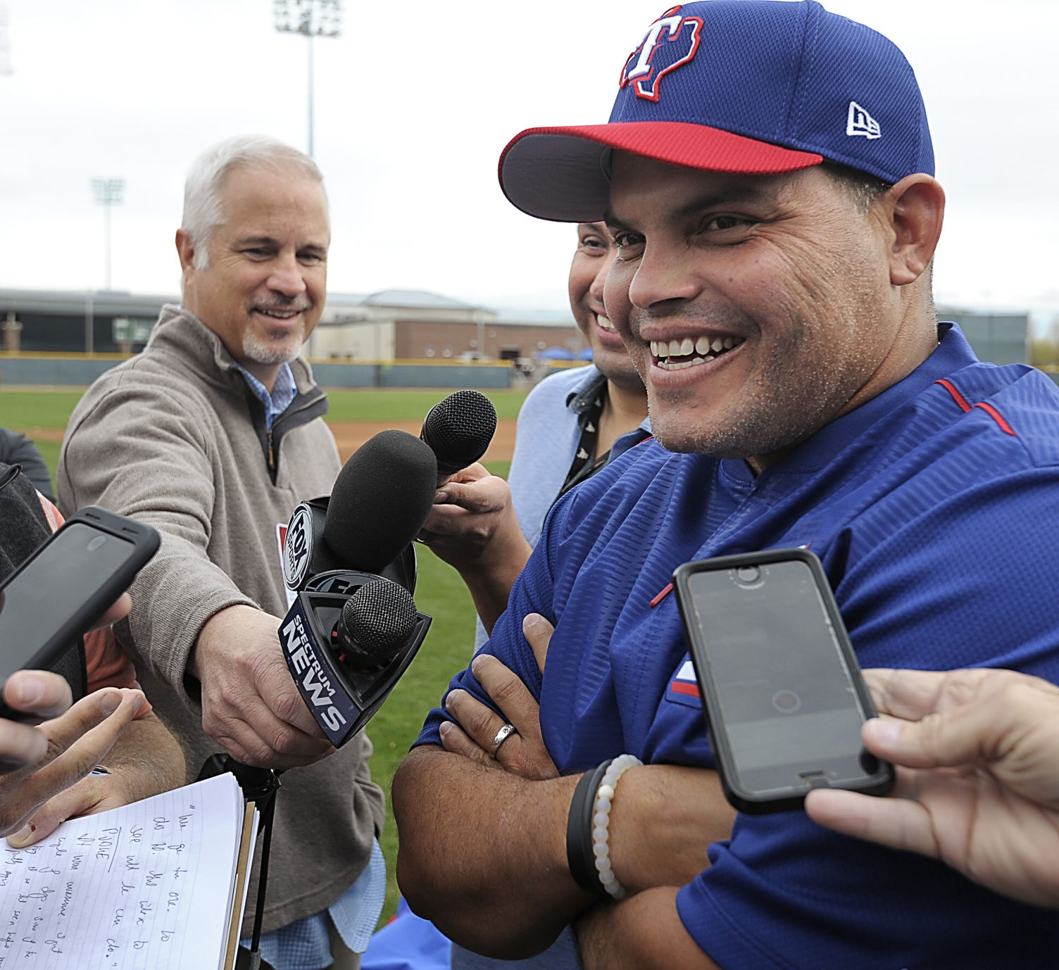 Many spring training press boxes are too small to accommodate the media